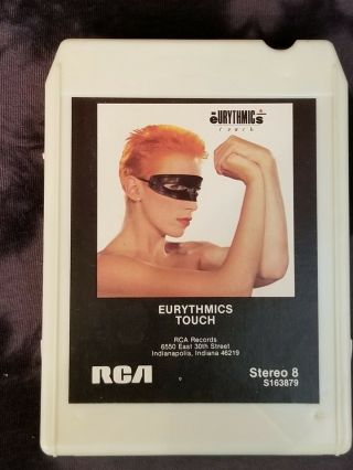 Rare 1983 Eurythmics Touch 8 Track Cartridge Tape Club Only