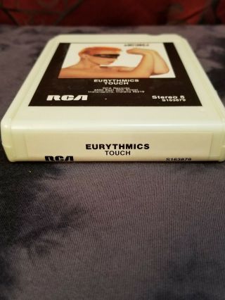 Rare 1983 Eurythmics Touch 8 Track Cartridge Tape Club Only 3