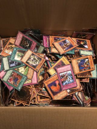 This Entire Box Of Yugioh Rare And Common Cards.  Estimated Over 1,  000
