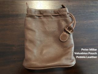 Peter Millar - Pebble Leather Valuables Pouch - Very Rare