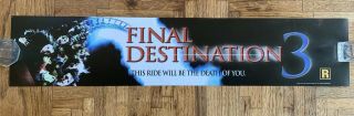Final Destination 3 Mylar 5x25 Poster Rare Horror