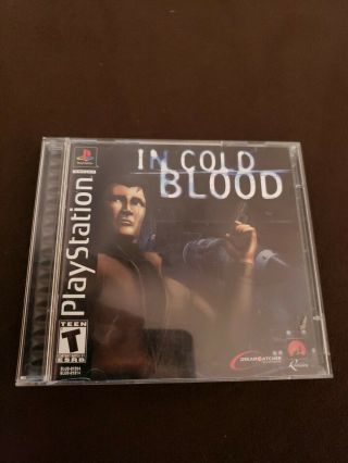 In Cold Blood Playstation 1 Ps1 Psone Video Game Complete Cib Rare Very Good