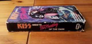 Kiss Meets The Phantom Of The Park VHS 1988 Goodtimes Video Movie Rare and OOP 3
