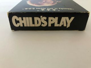 Child ' s Play Rare & OOP Horror Movie MGM/UA Home Video Release VHS 4