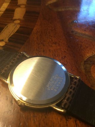 Rare Vintage Seiko Ultra Thin Quartz Men ' s Watch - Needs a Battery 4