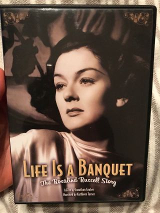 Life Is A Banquet - The Rosalind Russell Story (tmg,  2009) Dvd Oop Rare Doc