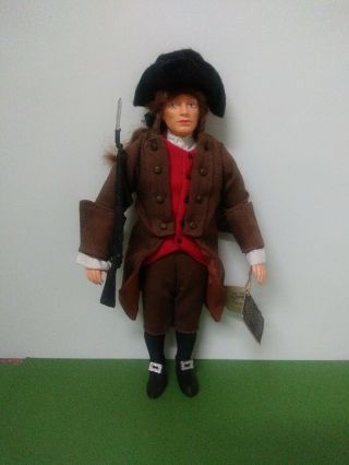 Signed Autographed Rare Peggy Nisbet The Famous Minuteman Costume Doll Model