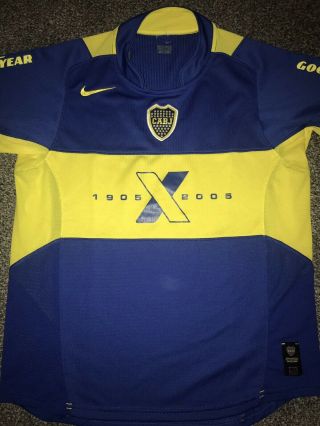 Boca Juniors Centenary Home Shirt 2005 Medium Rare And Vintage