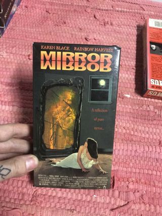 Mirror Mirror Vhs Lenticular Cover Rare Horror Release Slasher Cool Academy