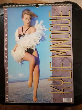 Kyli Minogue Official Calendar 1991 Very Rare