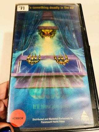 Demon Wind VHS LENTICULAR BOX 1990 Rare Vintage Paramount Pictures Prism Horror 2