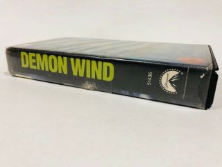 Demon Wind VHS LENTICULAR BOX 1990 Rare Vintage Paramount Pictures Prism Horror 5