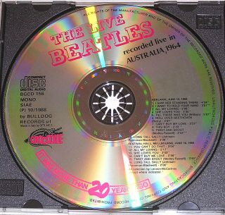 THE BEATLES - Live In Australia 1964 BULLDOG RECORDS Fatbox 2CD Rare 4