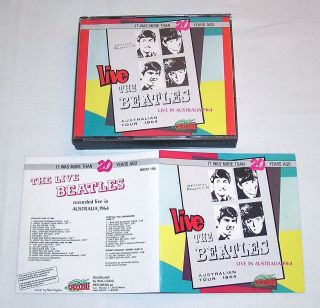 THE BEATLES - Live In Australia 1964 BULLDOG RECORDS Fatbox 2CD Rare 7