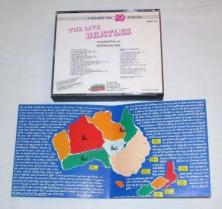 THE BEATLES - Live In Australia 1964 BULLDOG RECORDS Fatbox 2CD Rare 8