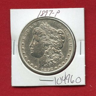 1897 Morgan Silver Dollar 104960 Coin Us Rare Date $1