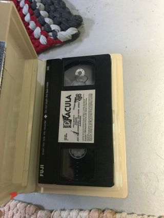 ANDY WARHOLS DRACULA HORROR SOV SLASHER RARE OOP VHS BIG BOX SLIP 2