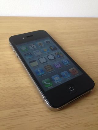 Apple iPhone 4s - 8GB - RARE iOS 6.  1.  3,  Black GSM AT&T,  T - MOBILE 2