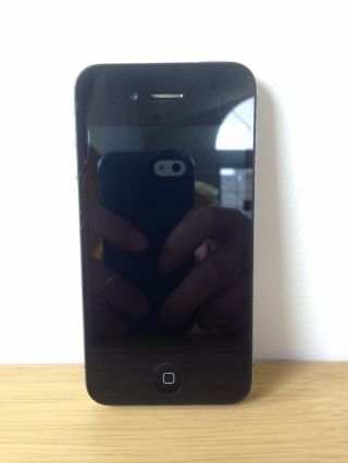 Apple iPhone 4s - 8GB - RARE iOS 6.  1.  3,  Black GSM AT&T,  T - MOBILE 8