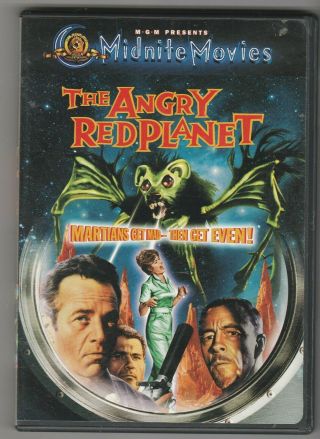 The Angry Red Planet Dvd Fullscreen Midnite Movies Rare Htf Oop Cult Monster