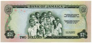 Jamaica $2 1973 (P - 58) FAO Commemorative Issue RARE 2
