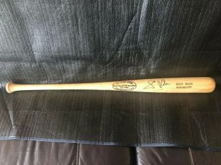 Rare Scott Rolen Autographed Philadelphia Phillies Game Bat -