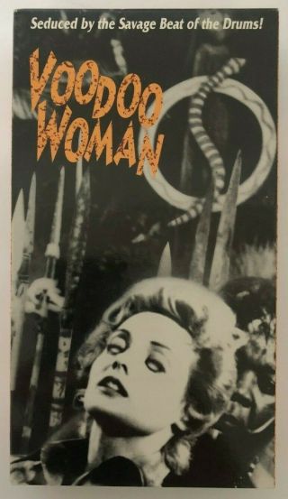Voodoo Woman Rare & Oop Horror Thriller Columbia Tristar Home Video Release Vhs