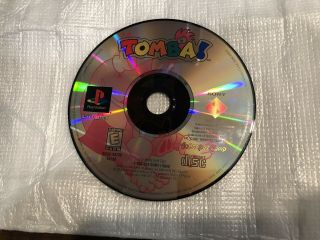 Tomba Sony Playstation 1 Game Ps1 Rare Disc Only