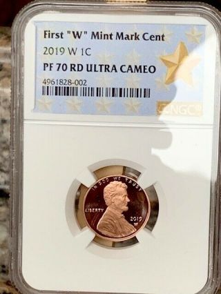 2019 - W Lincoln Cent Ngc Pf 70 Ultra Cameo Rare Perfect