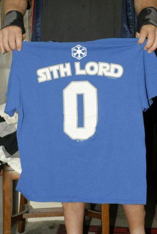 Los Angeles Dodgers Star Wars Night Rare Sga T Shirt Sith Lord Majestic Xl