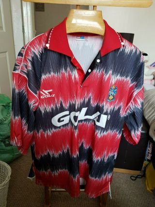 Rare Old Huddersfield Town Away Football Shirt Size Xx Large