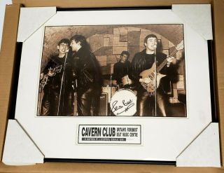 Rare The Beatles At The Cavern Club Signed By Pete Best Limited Edition & Framed