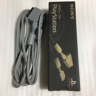 Ps1 Rgb Cable Scph - 1050 Official Sony Made In Japan Rare