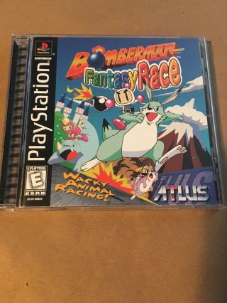 Bomberman Fantasy Race (sony Playstation 1,  1998) Cib Rare