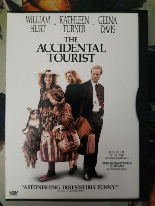 The Accidental Tourist (dvd,  2004) Rare,  Oop William Hurt,  Geena Davis 1988