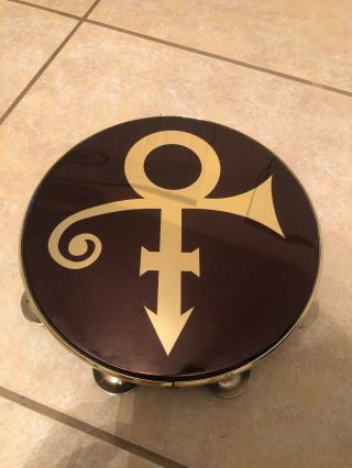 Remo - Prince - Purple & Gold Love Symbol - Collectible Tour Tambourine (rare)
