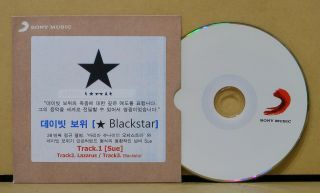 David Bowie Sue / Lazarus / Blackstar Korea Promo Only Sampler Single Cd Rare