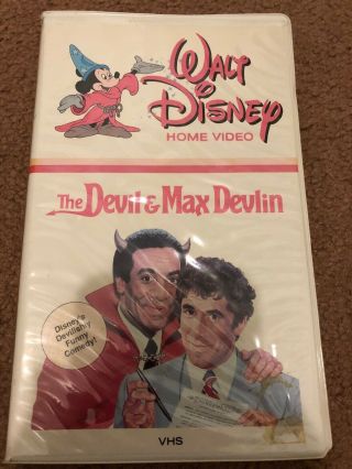 Disney - The Devil And Max Devlin (67v) Vhs (white Clam Shell) Rare