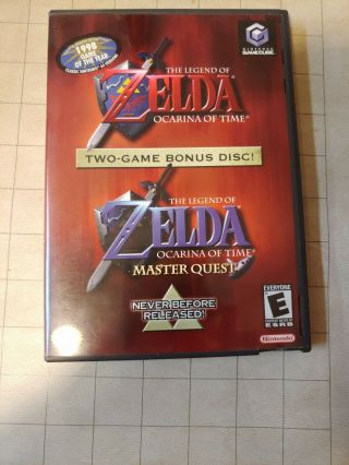 The Legend Of Zelda Ocarina Of Time - Master Quest Nintendo Game Cube Rare