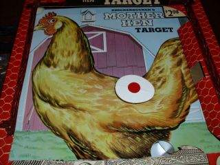 Vintage Knickerbocker Mother Hen Egg Laying Target Game Rare MIB 1950 6