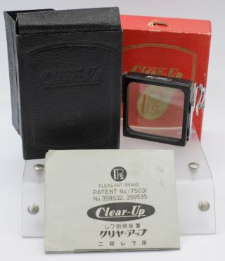 Rare Nos - Pleasant Clear Up Rolleiflex Etc.  Tlr Camera Finder Wlf Magnifier