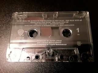 Twin Peaks Fire Walk with Me Soundtrack Cassette Tape Rare David Lynch 3
