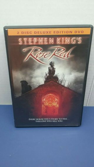 Rose Red (dvd,  2002,  2 - Disc Set) Stephen King Rare Oop Reflective Disc