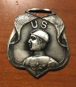 Rare US Army Air Service WWI Eddie Rickenbacker Commemorative Medal Balfour ? 2