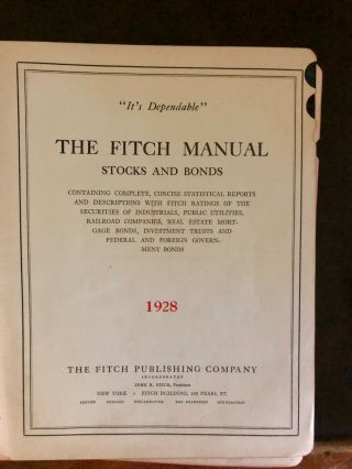 Historic Wall Street Financial Manuals 1925 And 1928 Rare Find Wall Street Books