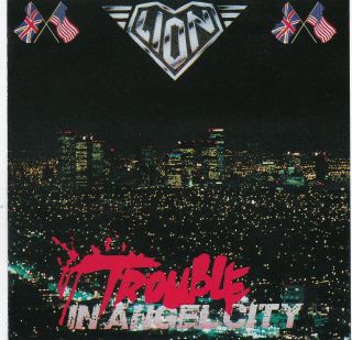 Lion ‎– Trouble In Angel City Rare Cd