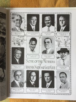 1934 AUGUSTA,  Georgia,  FIRST ANNUAL INVITATIONAL TOURNAMENT PROGRAM REPRINT RARE 6