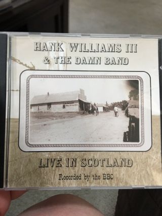 Hank Iii Live In Scotland Rare Cd