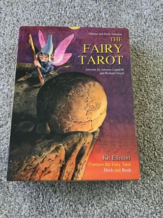 The Fairy Tarot Kit Edition.  Rare.  Helene And Doris Saltarini.