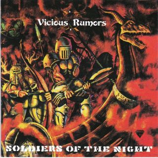 Vicious Rumors ‎– Soldiers Of The Night Rare Cd